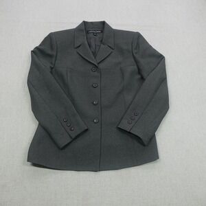 Kasper & Company Blazer Womens 10P Petite Career Lined Suit Jacket Button Workwe